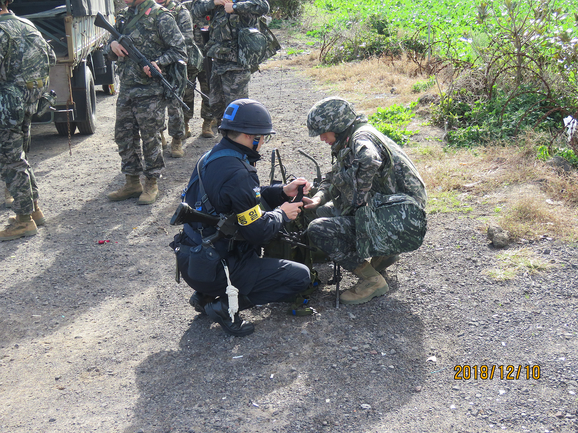127의무경찰대 12월 2주차 군경 합동훈련